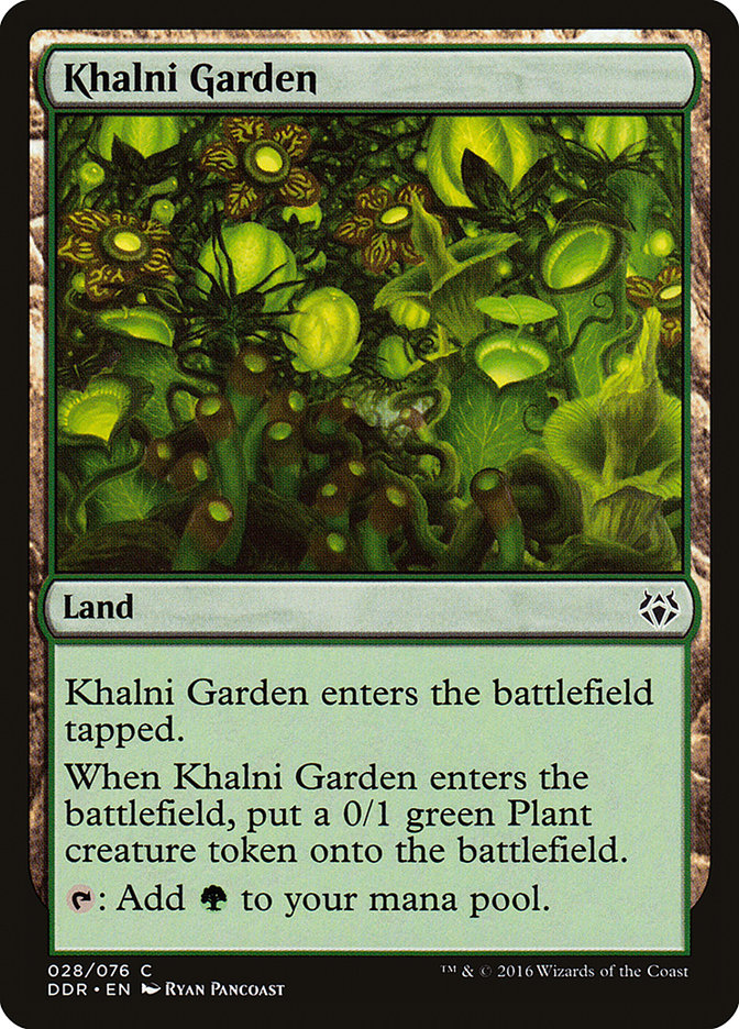 Khalni Garden [Duel Decks: Nissa vs. Ob Nixilis] | Shuffle n Cut Hobbies & Games