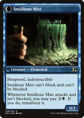 Elusive Tormentor // Insidious Mist [Shadows over Innistrad Prerelease Promos] | Shuffle n Cut Hobbies & Games