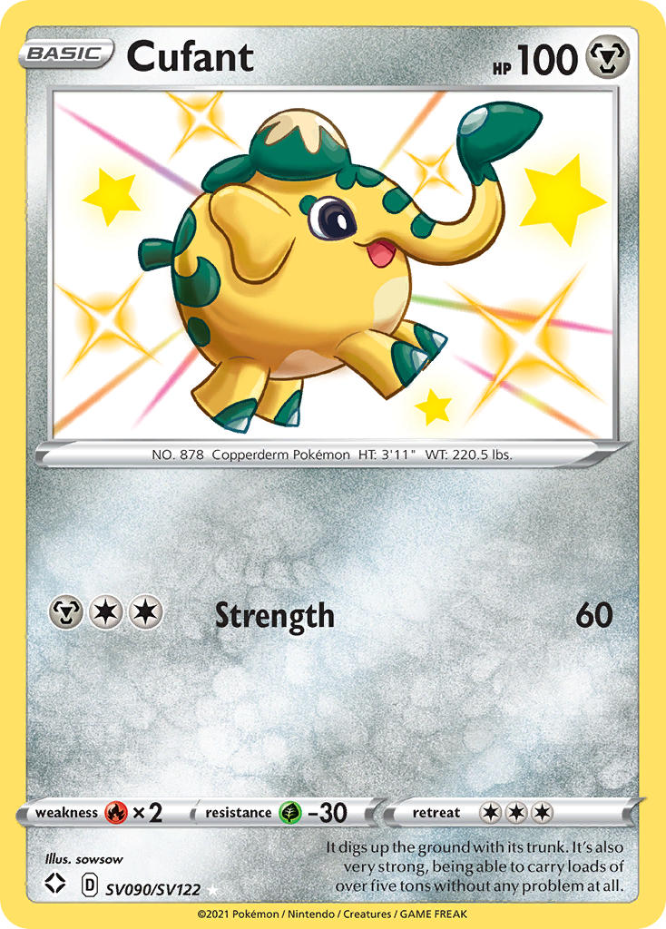 Cufant (SV090/SV122) [Sword & Shield: Shining Fates] | Shuffle n Cut Hobbies & Games