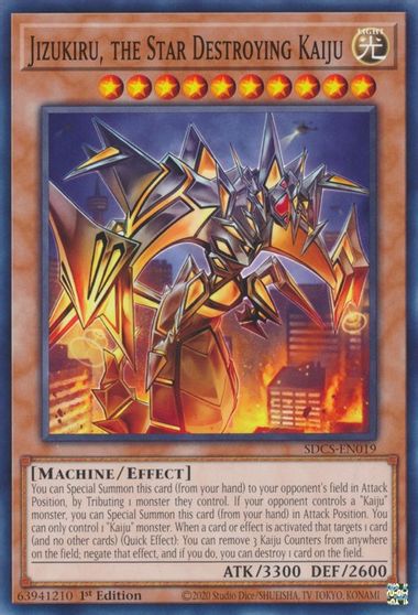 Jizukiru, the Star Destroying Kaiju [SDCS-EN019] Common | Shuffle n Cut Hobbies & Games