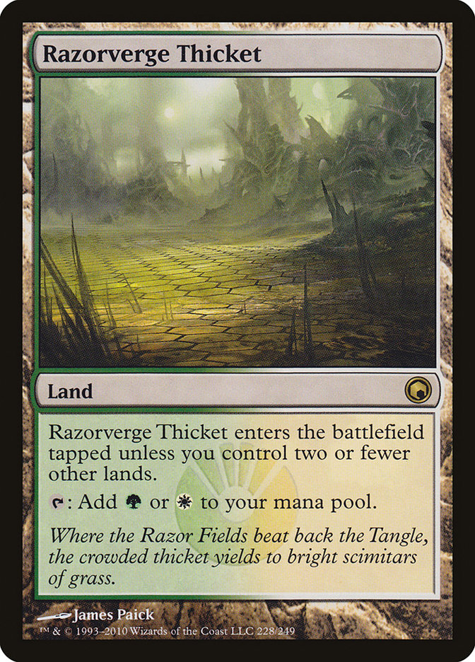 Razorverge Thicket [Scars of Mirrodin] | Shuffle n Cut Hobbies & Games