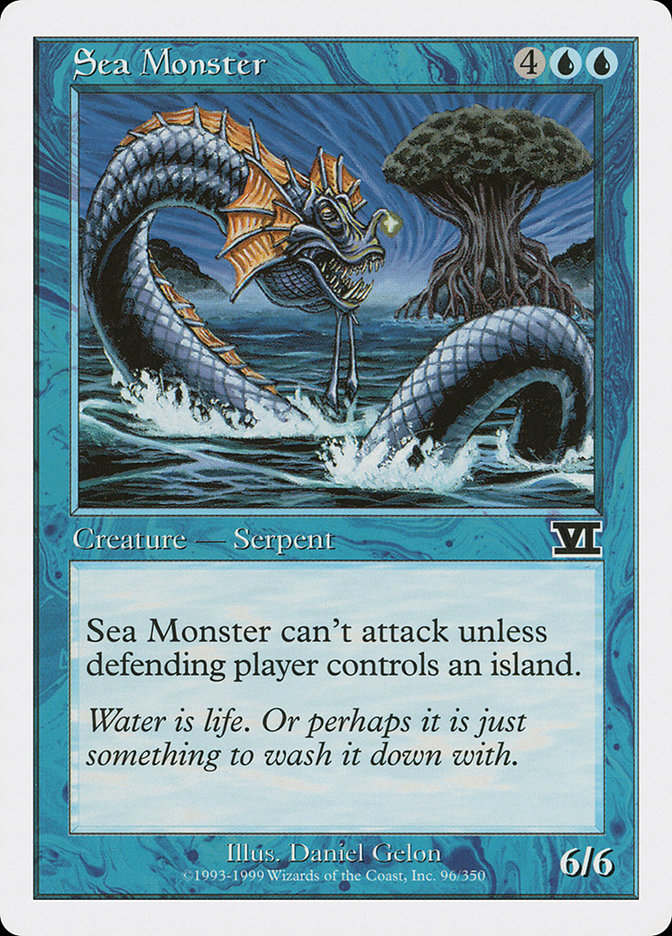 Sea Monster [Classic Sixth Edition] | Shuffle n Cut Hobbies & Games