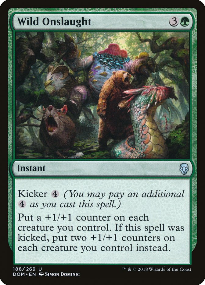 Wild Onslaught [Dominaria] | Shuffle n Cut Hobbies & Games