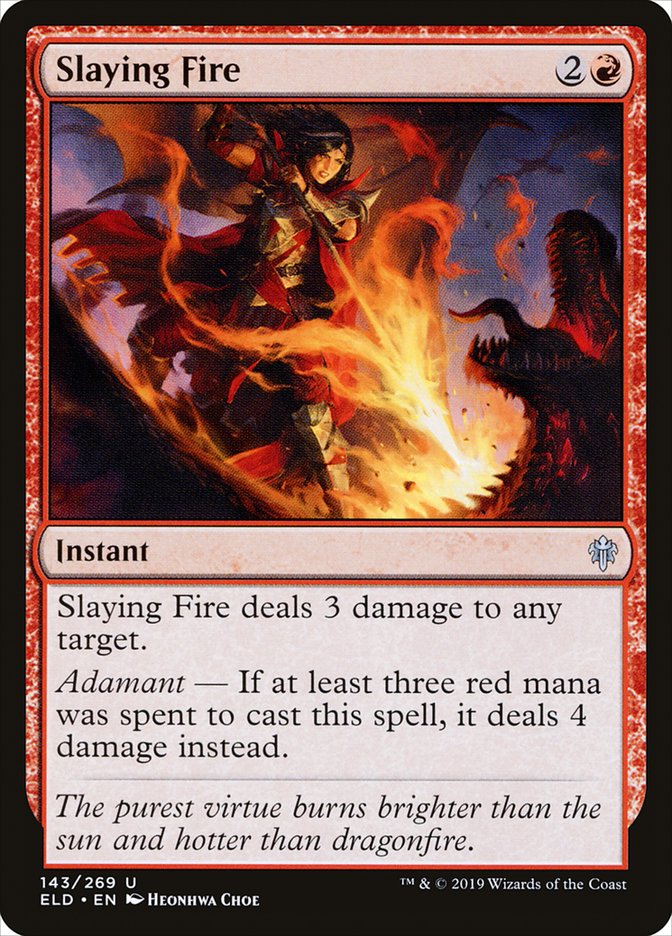 Slaying Fire [Throne of Eldraine] | Shuffle n Cut Hobbies & Games
