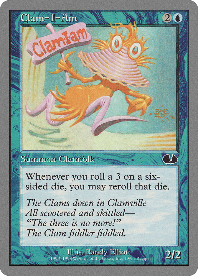 Clam-I-Am [Unglued] | Shuffle n Cut Hobbies & Games