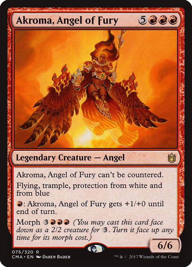 Akroma, Angel of Fury [Commander Anthology] | Shuffle n Cut Hobbies & Games