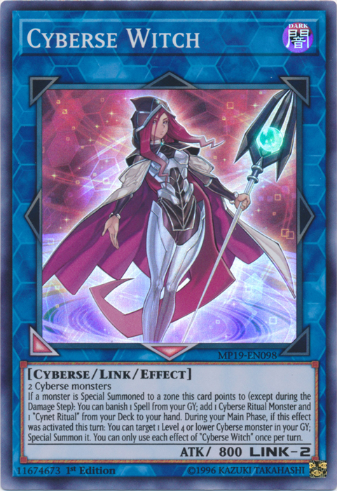 Cyberse Witch [MP19-EN098] Super Rare | Shuffle n Cut Hobbies & Games