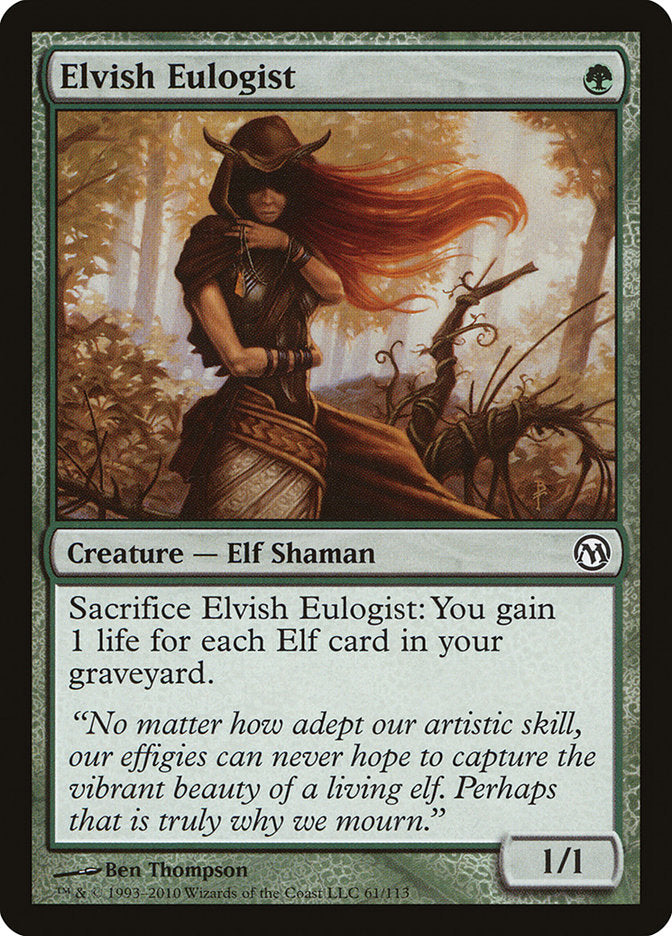 Elvish Eulogist [Duels of the Planeswalkers] | Shuffle n Cut Hobbies & Games