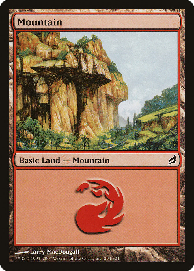 Mountain (294) [Lorwyn] | Shuffle n Cut Hobbies & Games