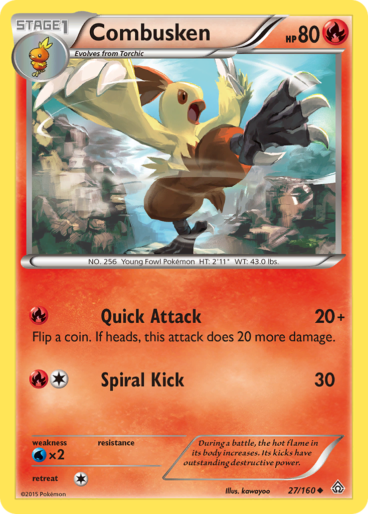 Combusken (27/160) [XY: Primal Clash] | Shuffle n Cut Hobbies & Games