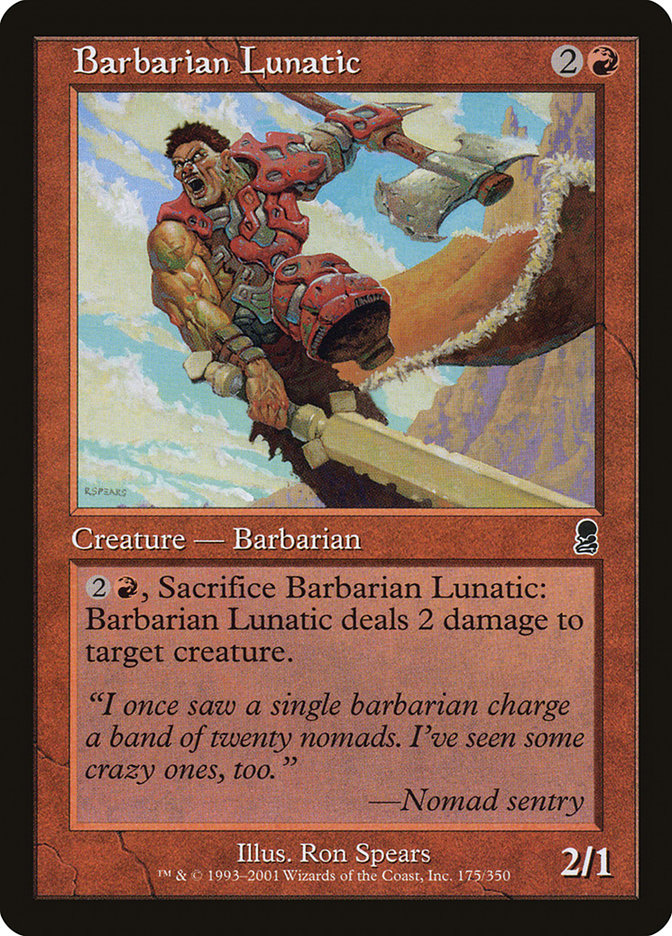 Barbarian Lunatic [Odyssey] | Shuffle n Cut Hobbies & Games