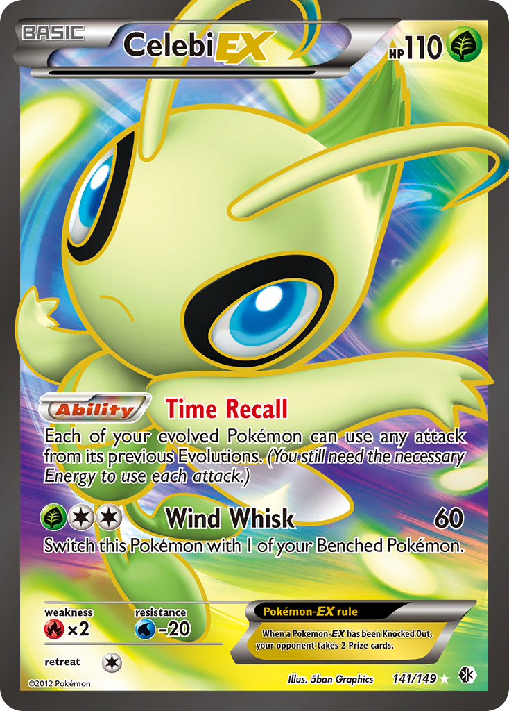 Celebi EX (141/149) [Black & White: Boundaries Crossed] | Shuffle n Cut Hobbies & Games