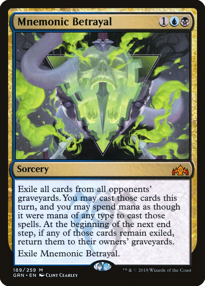 Mnemonic Betrayal [Guilds of Ravnica] | Shuffle n Cut Hobbies & Games