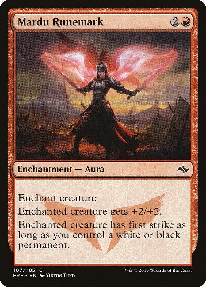 Mardu Runemark [Fate Reforged] | Shuffle n Cut Hobbies & Games