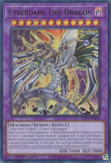 Cyberdark End Dragon [SDCS-EN044] Ultra Rare | Shuffle n Cut Hobbies & Games