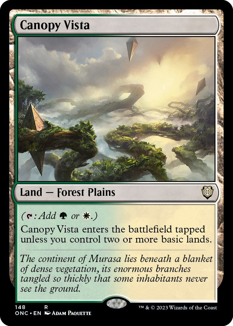 Canopy Vista [Phyrexia: All Will Be One Commander] | Shuffle n Cut Hobbies & Games