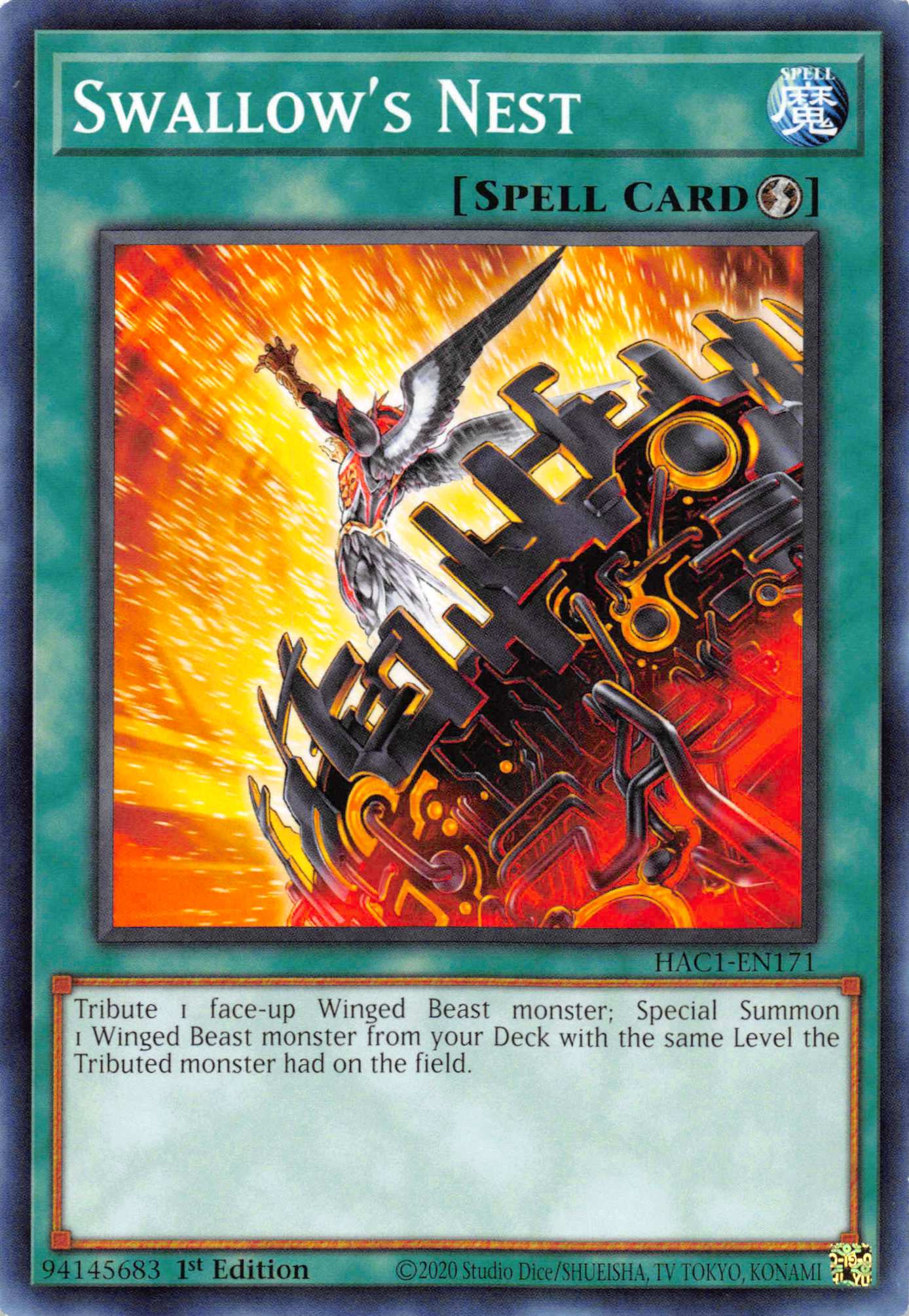 Swallow's Nest (Duel Terminal) [HAC1-EN171] Parallel Rare | Shuffle n Cut Hobbies & Games