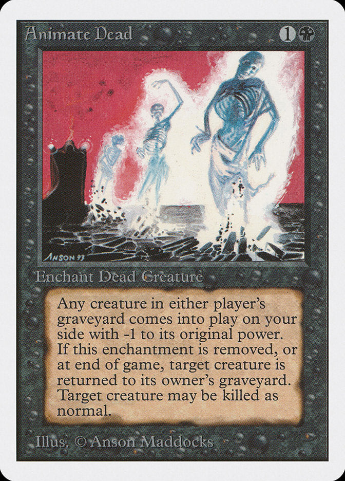 Animate Dead [Unlimited Edition] | Shuffle n Cut Hobbies & Games