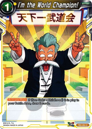 I'm the World Champion! [TB2-064] | Shuffle n Cut Hobbies & Games