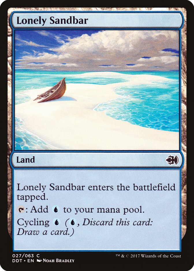 Lonely Sandbar [Duel Decks: Merfolk vs. Goblins] | Shuffle n Cut Hobbies & Games