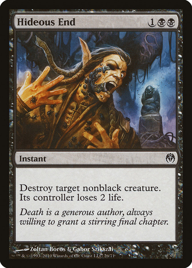 Hideous End [Duel Decks: Phyrexia vs. the Coalition] | Shuffle n Cut Hobbies & Games