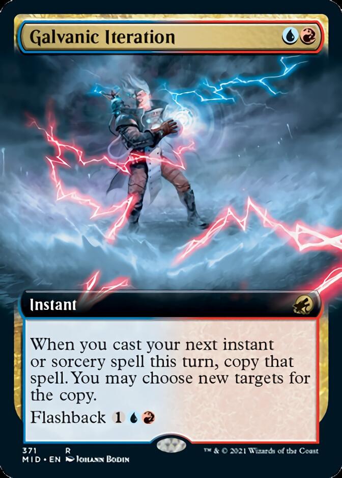 Galvanic Iteration (Extended Art) [Innistrad: Midnight Hunt] | Shuffle n Cut Hobbies & Games