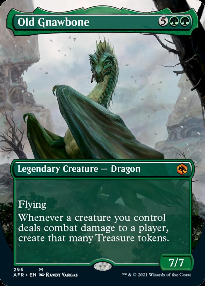 Old Gnawbone (Borderless Alternate Art) [Dungeons & Dragons: Adventures in the Forgotten Realms] | Shuffle n Cut Hobbies & Games