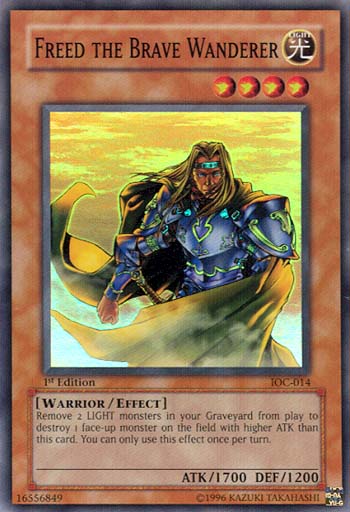 Freed the Brave Wanderer [IOC-014] Super Rare | Shuffle n Cut Hobbies & Games