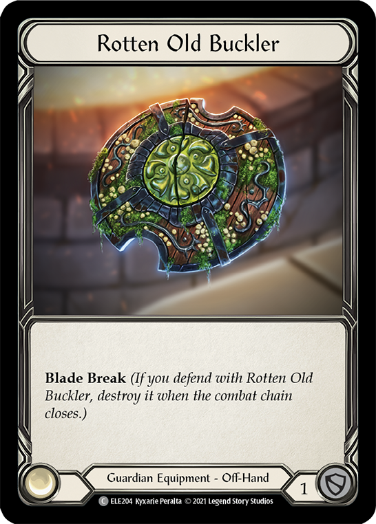 Rotten Old Buckler [ELE204] (Tales of Aria)  1st Edition Normal | Shuffle n Cut Hobbies & Games