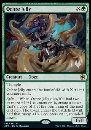 Ochre Jelly (Promo Pack) [Dungeons & Dragons: Adventures in the Forgotten Realms Promos] | Shuffle n Cut Hobbies & Games