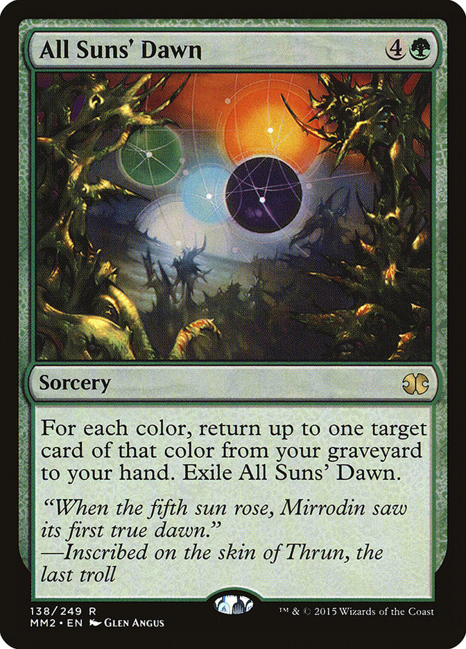 All Suns' Dawn [Modern Masters 2015] | Shuffle n Cut Hobbies & Games