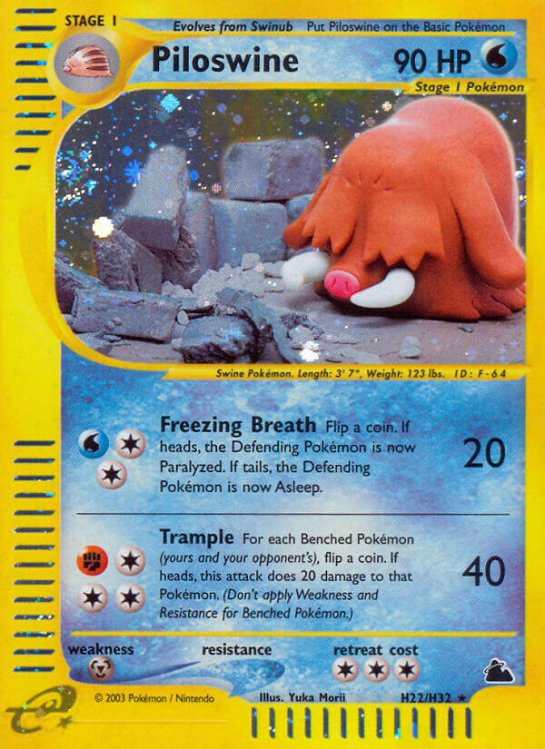 Piloswine (H22/H32) [Skyridge] | Shuffle n Cut Hobbies & Games