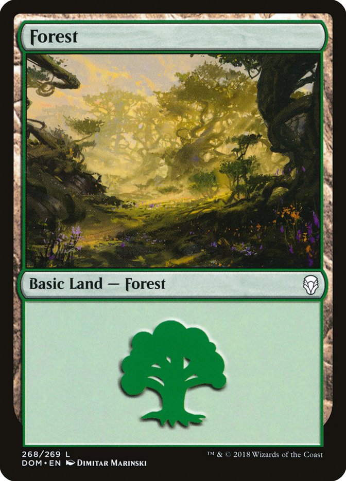 Forest (268) [Dominaria] | Shuffle n Cut Hobbies & Games