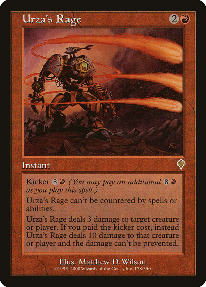 Urza's Rage [Invasion] | Shuffle n Cut Hobbies & Games