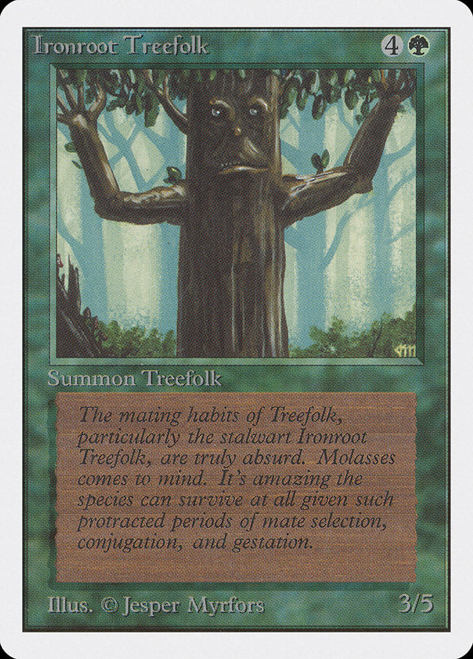 Ironroot Treefolk [Unlimited Edition] | Shuffle n Cut Hobbies & Games