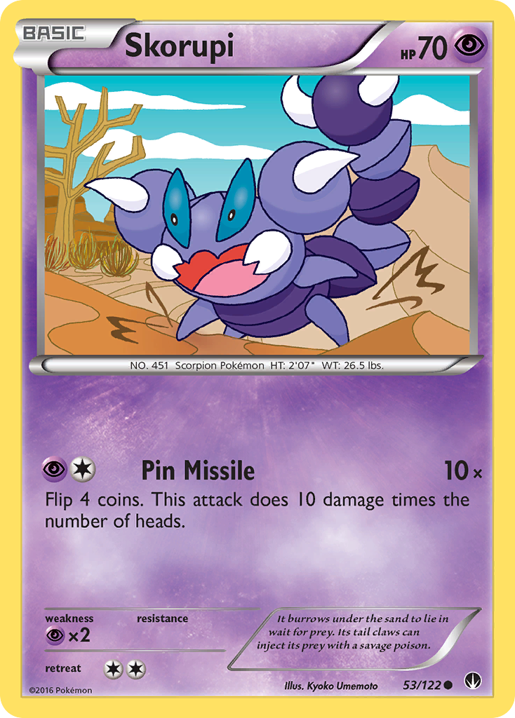 Skorupi (53/122) [XY: BREAKpoint] | Shuffle n Cut Hobbies & Games