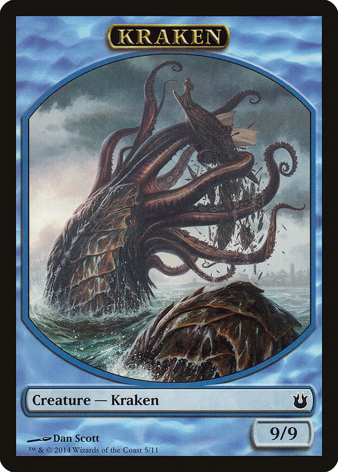 Kraken Token [Born of the Gods Tokens] | Shuffle n Cut Hobbies & Games