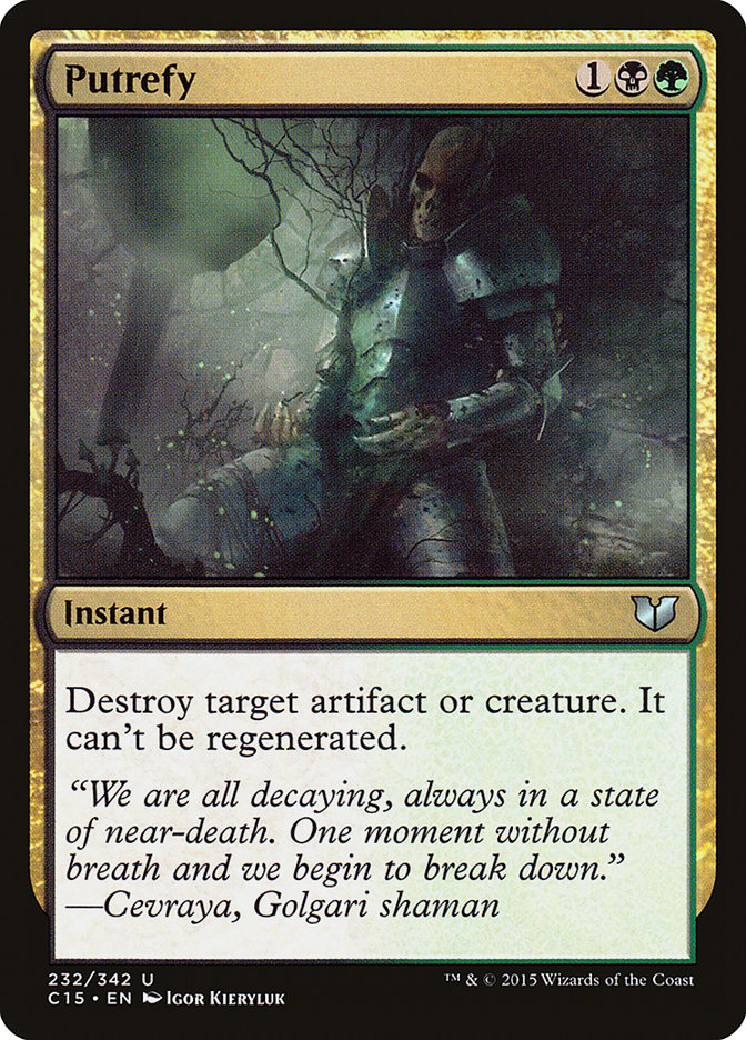 Putrefy [Commander 2015] | Shuffle n Cut Hobbies & Games