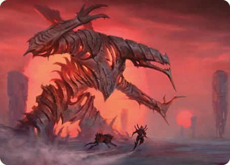 Red Sun's Zenith Art Card [Phyrexia: All Will Be One Art Series] | Shuffle n Cut Hobbies & Games