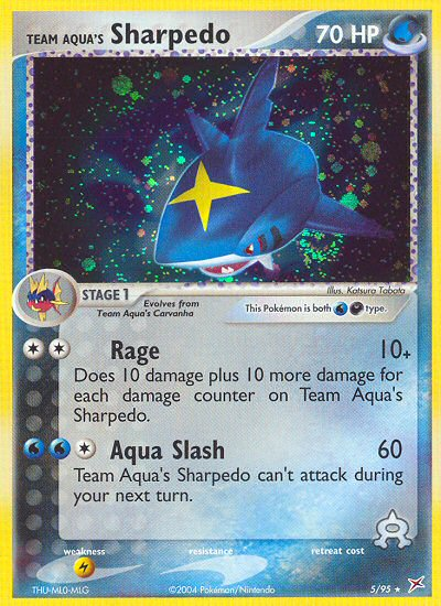 Team Aqua's Sharpedo (5/95) [EX: Team Magma vs Team Aqua] | Shuffle n Cut Hobbies & Games