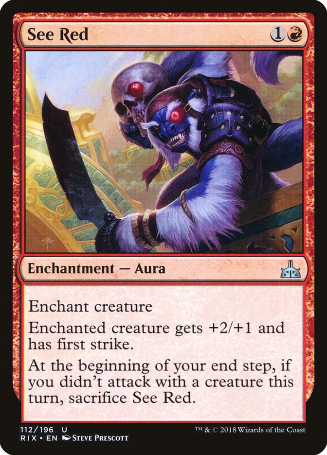 See Red [Rivals of Ixalan] | Shuffle n Cut Hobbies & Games