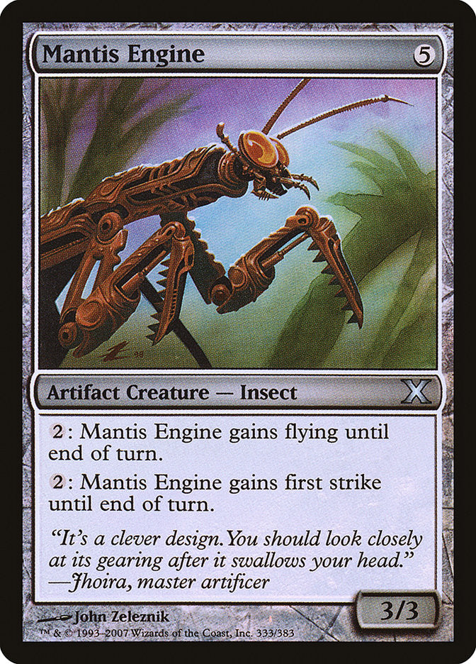 Mantis Engine (Premium Foil) [Tenth Edition] | Shuffle n Cut Hobbies & Games