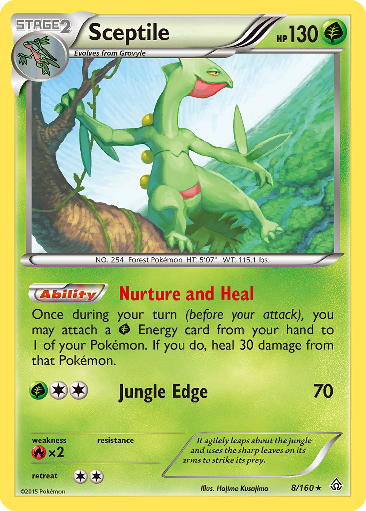 Sceptile (8/160) [XY: Primal Clash] | Shuffle n Cut Hobbies & Games