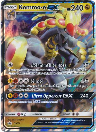 Kommo-o GX (SM71) (Jumbo Card) [Sun & Moon: Black Star Promos] | Shuffle n Cut Hobbies & Games
