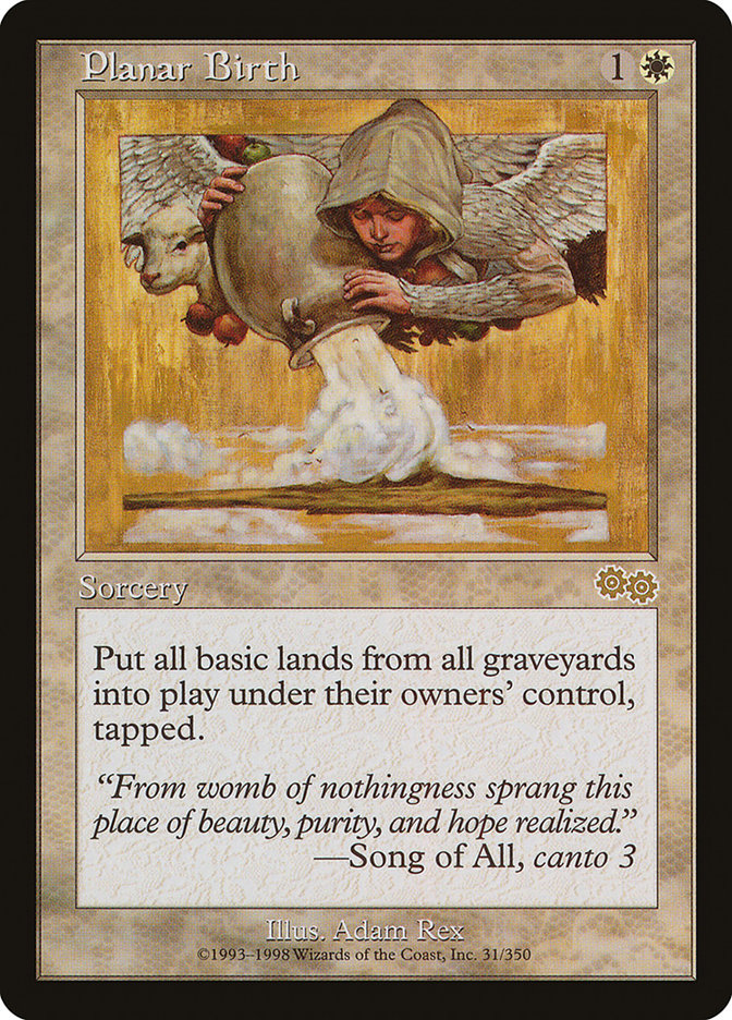 Planar Birth [Urza's Saga] | Shuffle n Cut Hobbies & Games