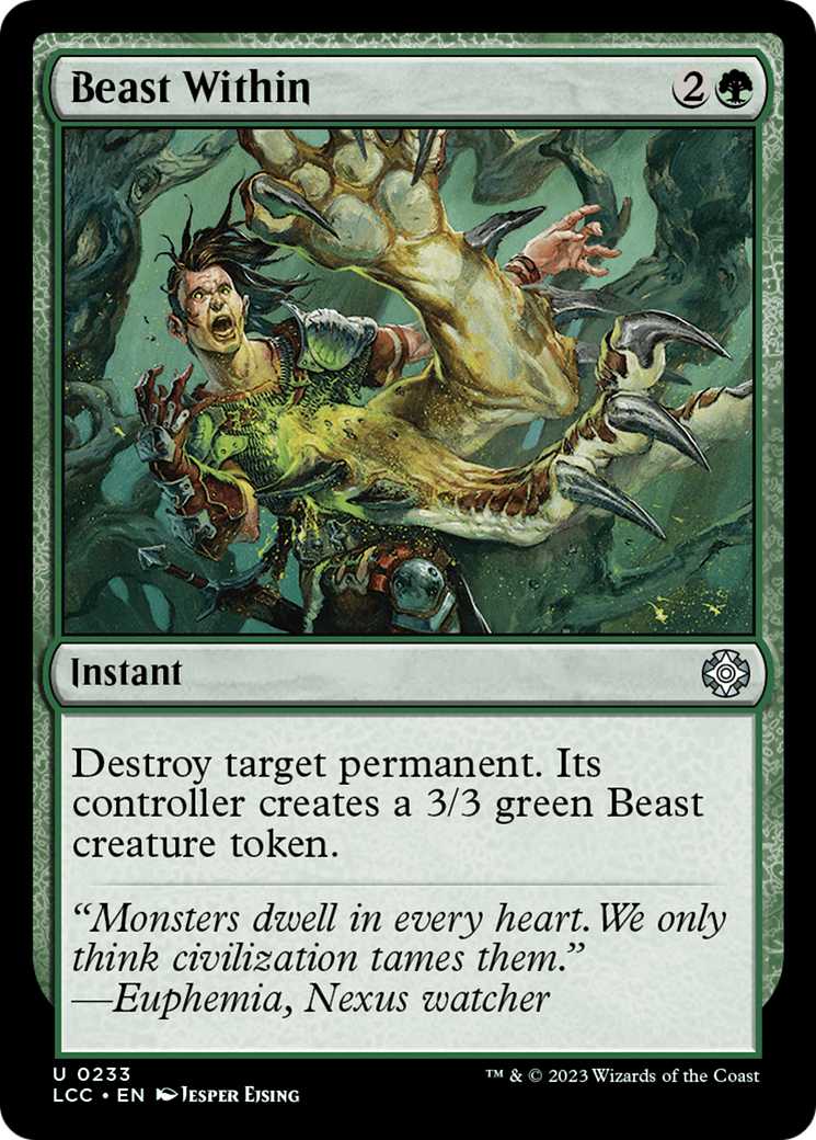 Beast Within [The Lost Caverns of Ixalan Commander] | Shuffle n Cut Hobbies & Games