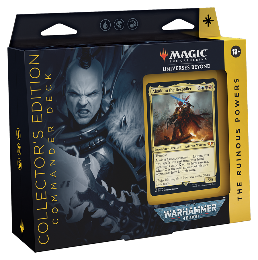 Universes Beyond: Warhammer 40,000 - Commander Deck (The Ruinous Powers - Collector's Edition) | Shuffle n Cut Hobbies & Games