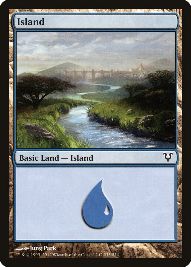 Island (235) [Avacyn Restored] | Shuffle n Cut Hobbies & Games