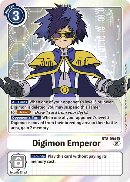 Digimon Emperor [BT8-094] [New Awakening] | Shuffle n Cut Hobbies & Games