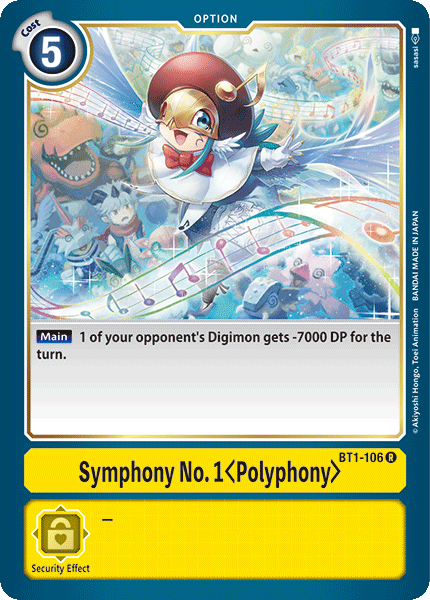 Symphony No.1 (Polyphony) [BT1-106] [Release Special Booster Ver.1.0] | Shuffle n Cut Hobbies & Games